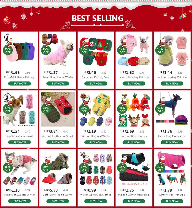 سترة كلب محبوكة دافئة للكلاب الصغيرة والمتوسطة