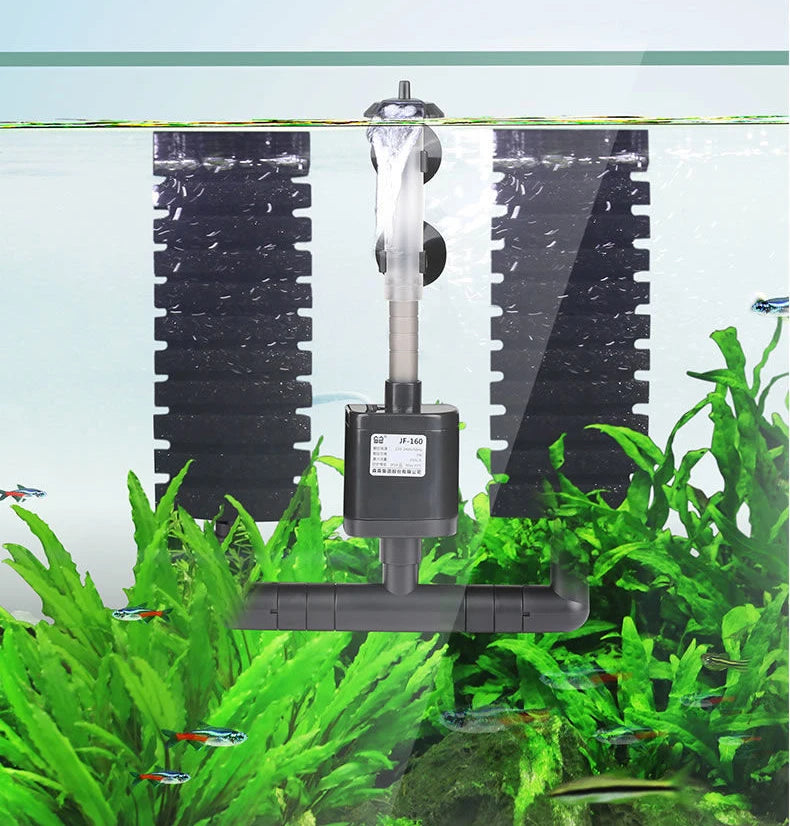 Filtre Submersible 3-en-1 Silencieux pour Aquarium
