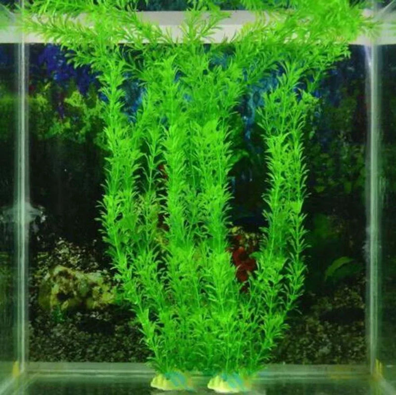 Artificial Aquarium Plants Water Weeds Decor Grass