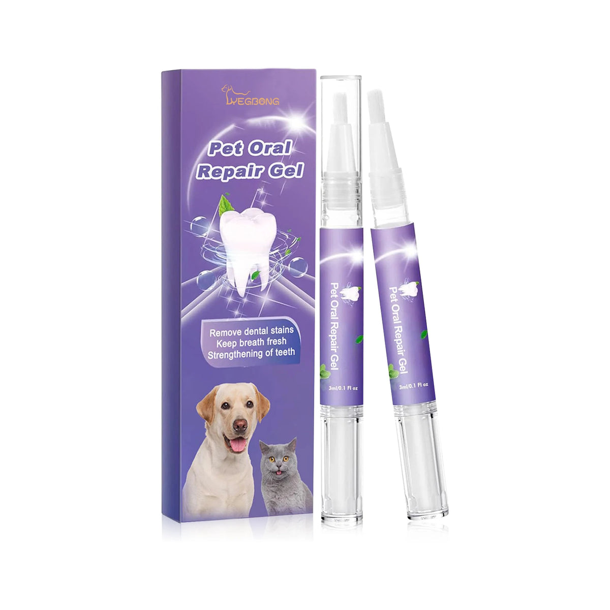 Easy-Apply Oral Care Gel for Dogs & Cats
