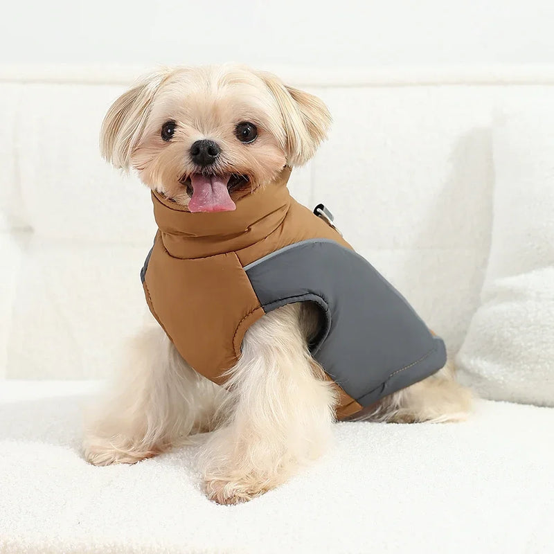 Waterproof Pet Vest Coat for Winter Reflective Dog Jacket