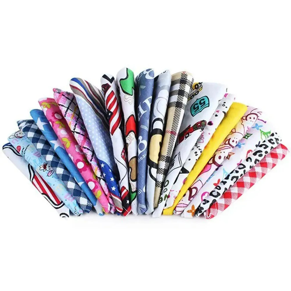 Cotton Triangle Bandana for Dogs and Cats