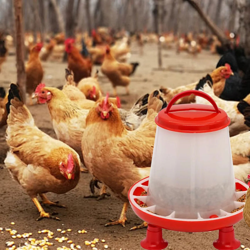 1.5kg / 3L Automatic Chicken Feeder and Drinker with Leg