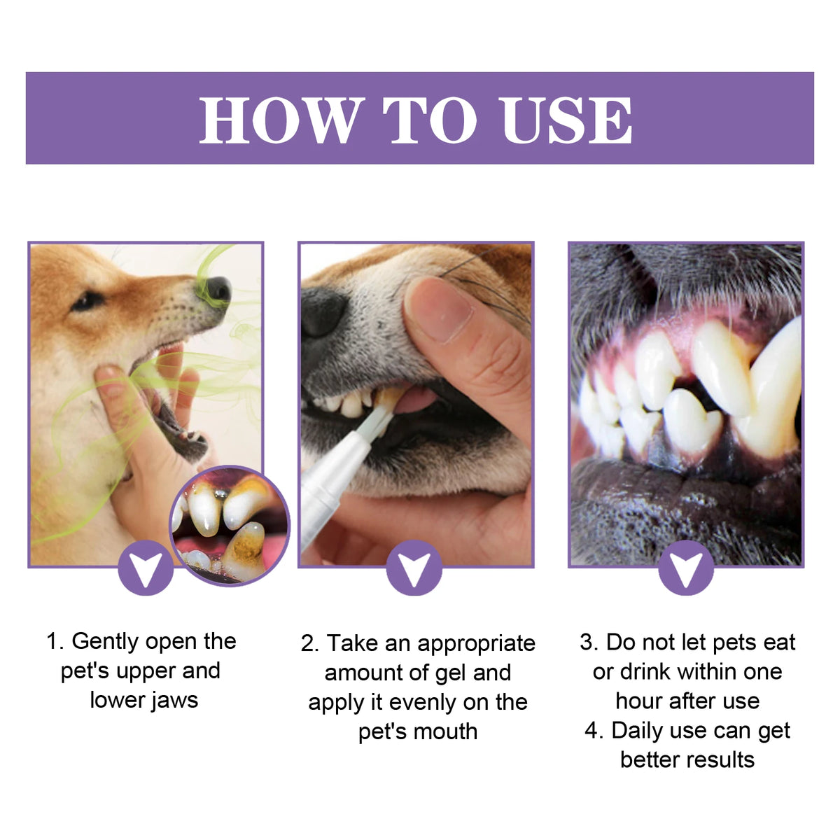 Easy-Apply Oral Care Gel for Dogs & Cats