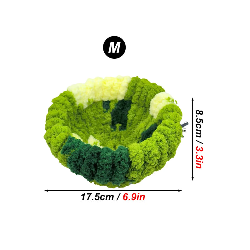 سرير عُش مخملي لببغاوات والطيور الصغيرة
