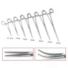 Stainless Steel Locking Hemostatic Forceps with Serrated Jaws