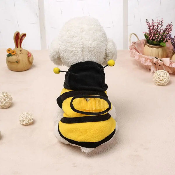 Disfraz de Abeja para Perro con Capa con Capucha