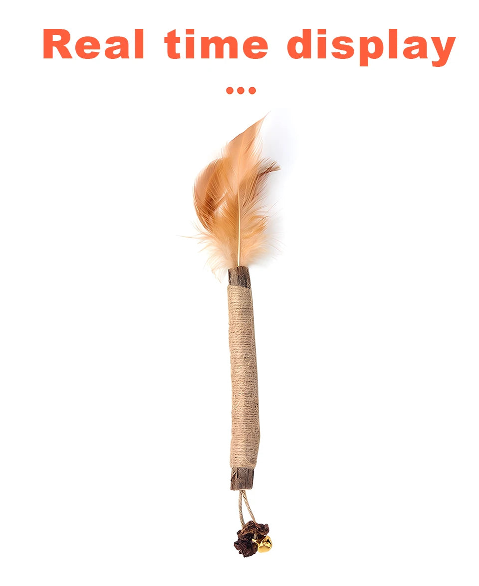 Natural Silvervine Cat Chew Sticks for Dental Care & Play