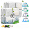 Cat Water Fountain Replacement Filters with Activated Carbon – 3-Layer Filtration for Clean, Fresh Water