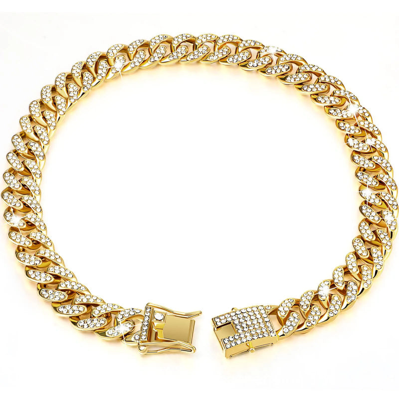 Gold-Ketten-Hundehalsband