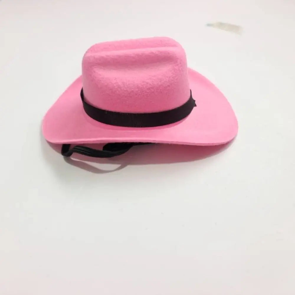 Adjustable Pet Cowboy Hat for Small Dogs and Cats