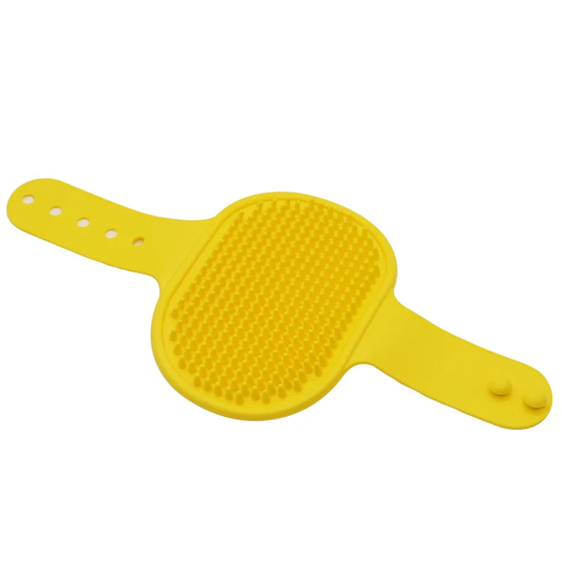 Gant de toilettage en caoutchouc souple pour chiens et chats