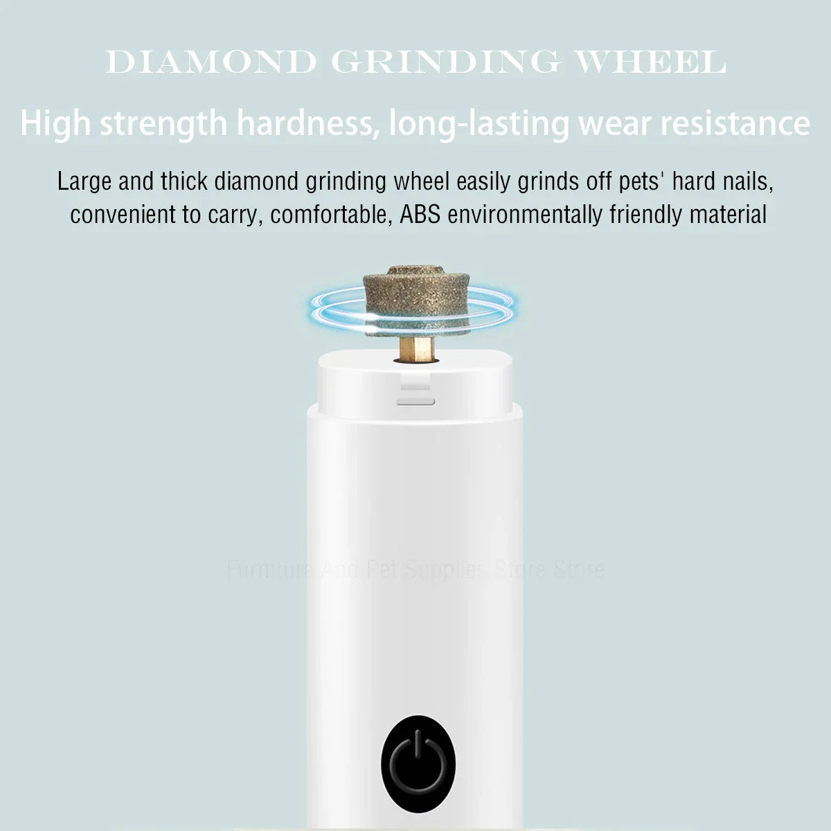 Rechargeable Electric Pet Nail Grinder with LED Light