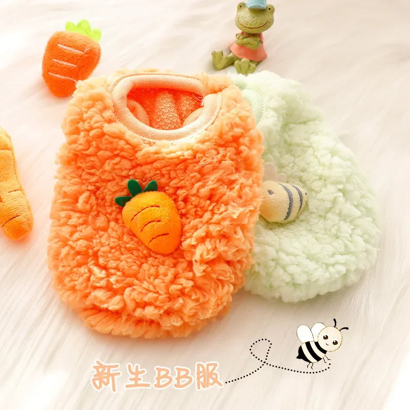 Cozy Corduroy Pullover Sweater for Small Pets