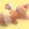 Bite-Resistant Plush Dog Toy Lion Wolf Elephant Squeaky
