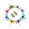 Bone-Shaped Pet Waste Bag Dispenser with Clip