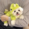 Cozy Fleece Dog Hoodie with Playful Animal Design