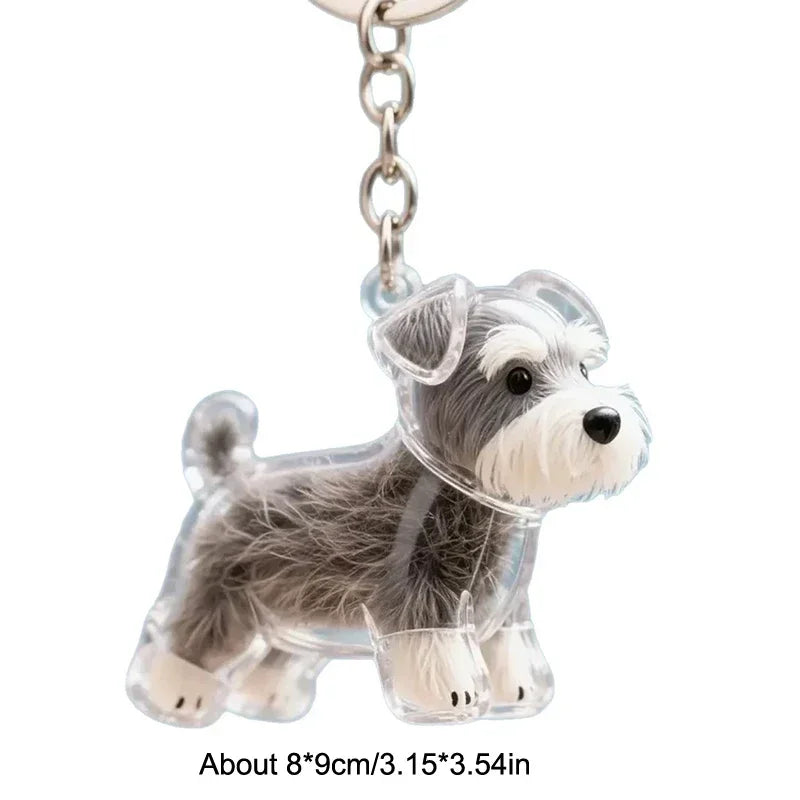Porte-clés Souvenir de Poils d'Animal