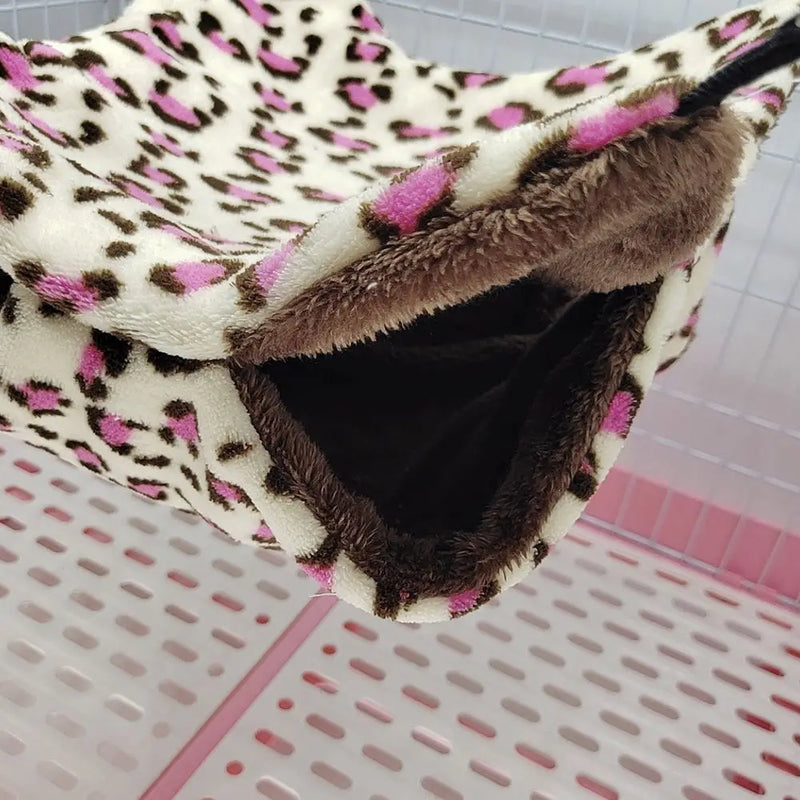 أرجوحة مخمل دافئ للحيوانات الأليفة الصغيرة