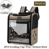 Breathable Bird Travel Backpack Carrier with Perch