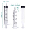 10ml Plastic Syringe for Liquid Measurement & Dispensing (Pack of 10)