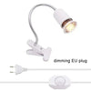 Lampe chauffante ajustable à col de cygne pour reptiles avec ampoule 50W