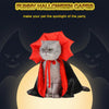 Vampire Cape Pet Costume for Cats and Small Dogs