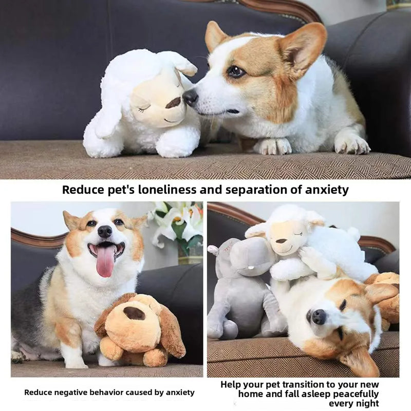Calming Heartbeat Plush Dog Toy