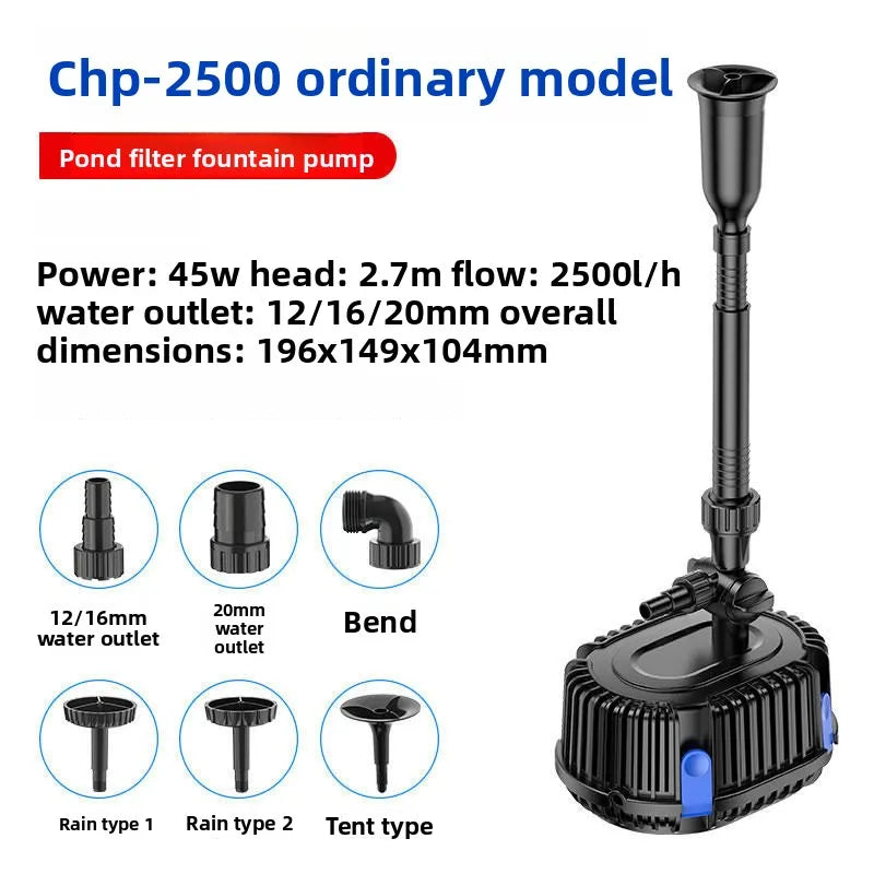 Submersible Pond Pump for Fountains, Filtration & Aeration