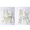 Princess Mesh Dog Dress with Bow Lace Trim