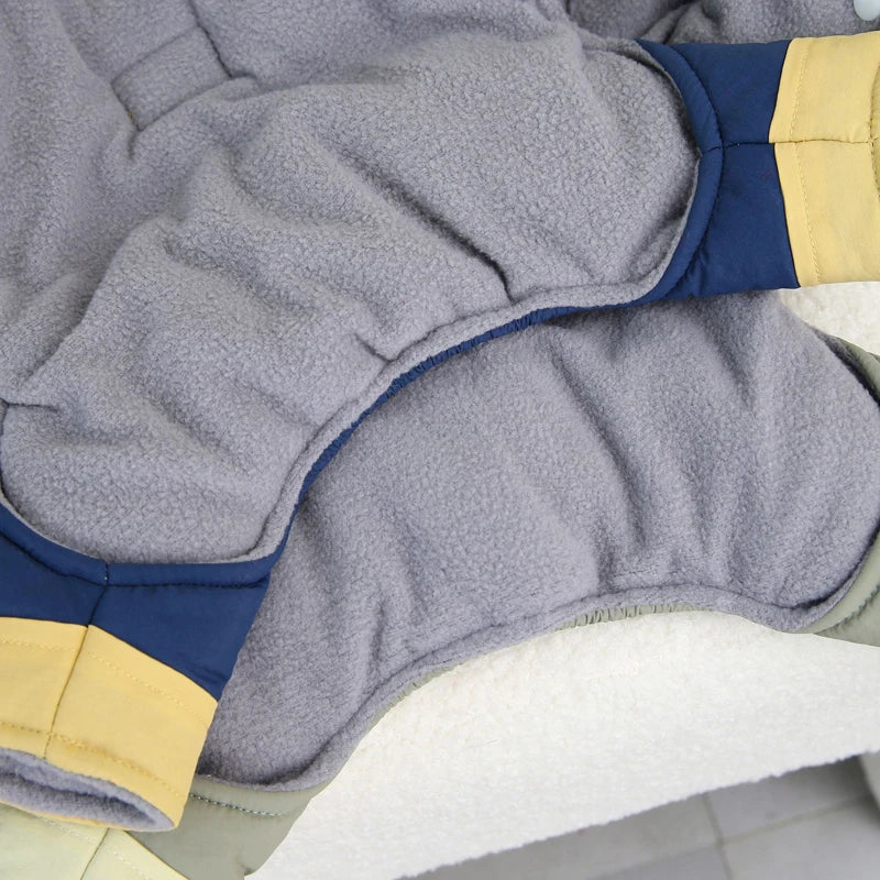 Mono de Invierno Acolchado para Perro con Capucha