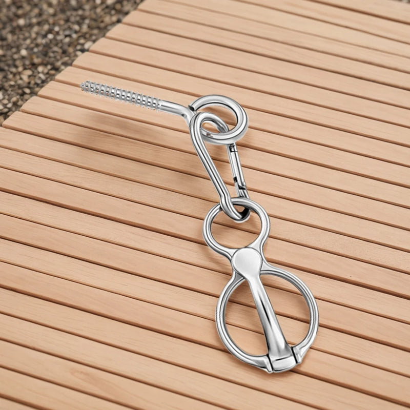 Anneau d'attache en acier inoxydable renforcé