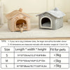 Maison-lit pliable pour chats et petits chiens