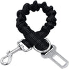 Adjustable Pet Car Seat Belt with Shock-Absorbing Elastic