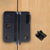 Black Sliding Bolt Lock for Cabinets, Doors, and Pet Cages