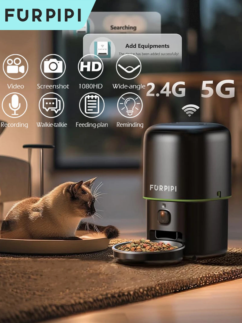 Smart WiFi Pet Feeder with HD Camera