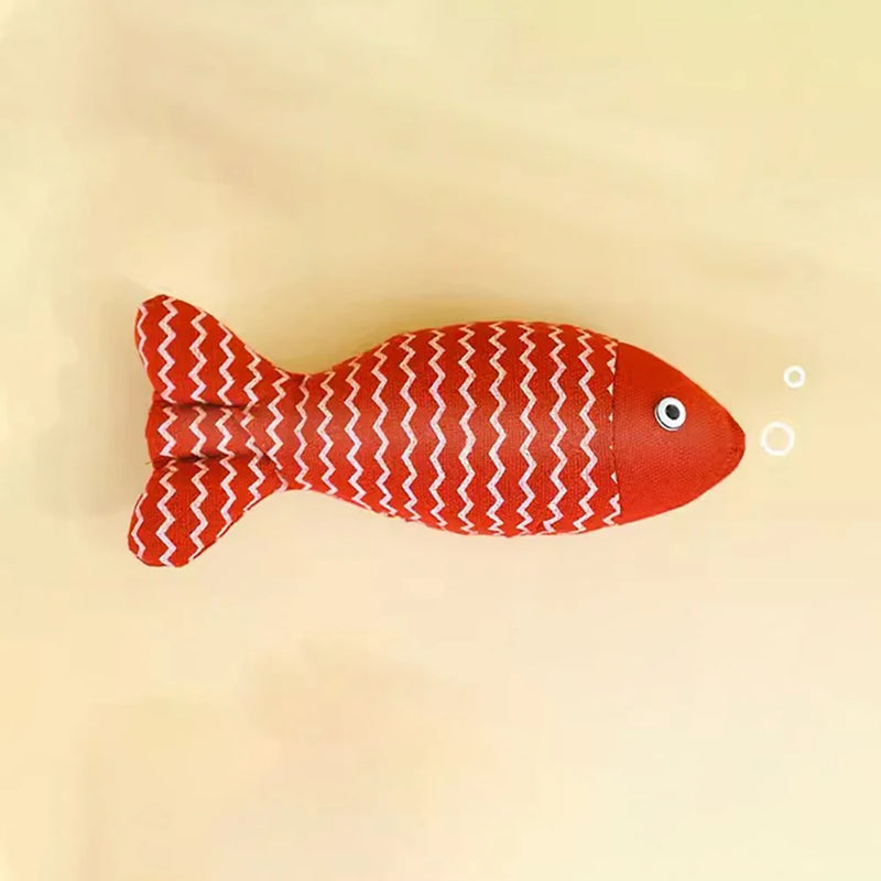 Katzenminze-Fisch-Kratzspielzeug