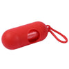 Capsule-Shaped Dog Waste Bag Dispenser with Clip