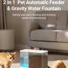 Distributeur Automatique de Nourriture et Fontaine à Eau pour Animaux
