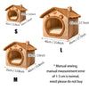 Four Seasons Detachable Washable Pet Bed House for Small Dogs