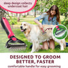 Brosse de toilettage anti-démêlage à double face pour animaux