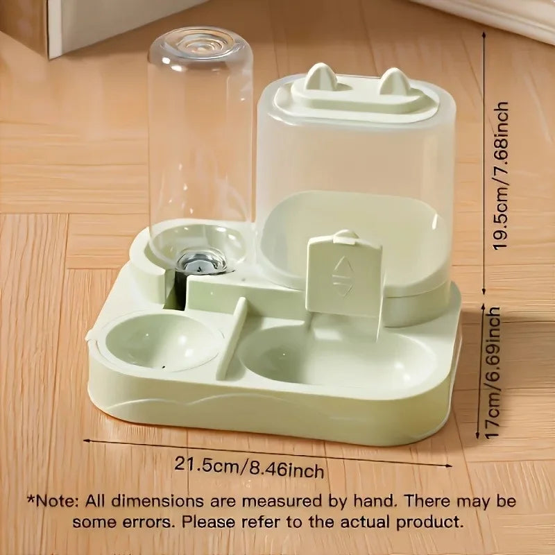 Large-Capacity Gravity Waterless and Wet Dual-Use Automatic Pet Food dispenser for cats and dogs