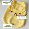 Waffle Knit Pet Vest with Leash Ring – Breathable Dog and Cat Shirt