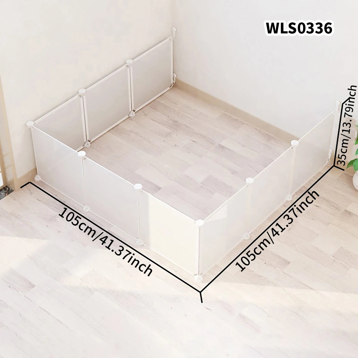 Modular Pet Playpen with Easy Assembly