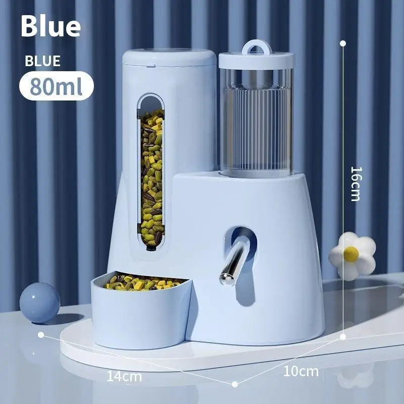 2-in-1 Automatic Hamster Feeder and Water Dispenser