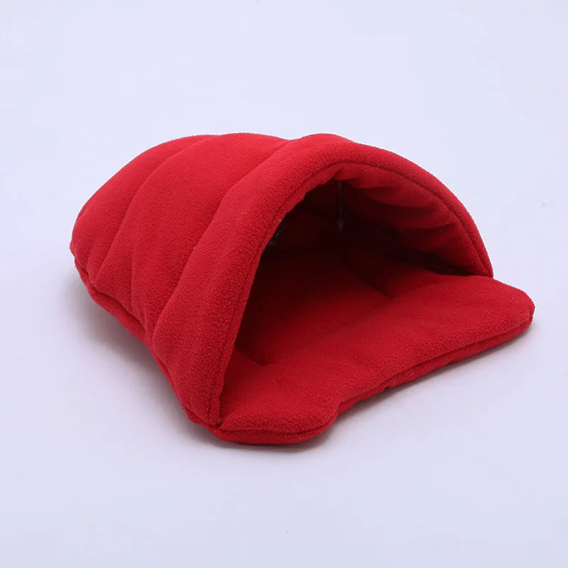 Lit-Tanière en Polaire Doux pour Petits Animaux