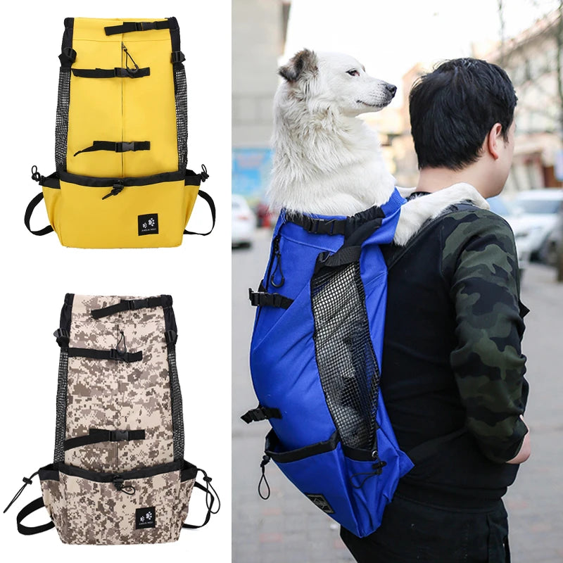 Travel Dog Carrier Backpack for Medium to Large Dogs
