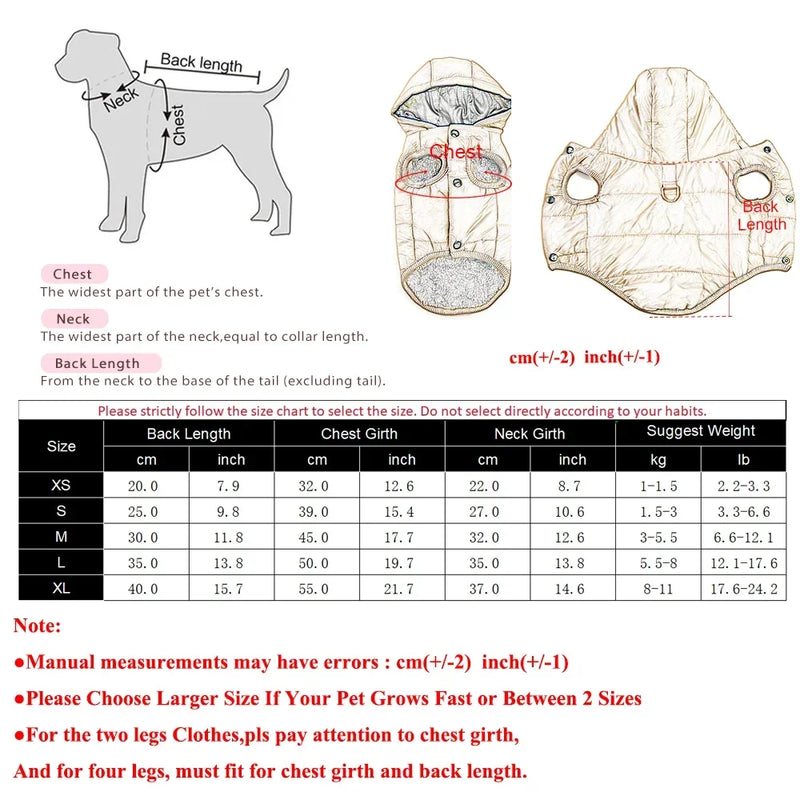 معطف كلب من الفليس الدافئ بغطاء و حلقة D