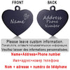 Personalized Pet ID Tag for Collar - Engraved Heart Tag