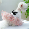 Tutu Princess Dog Dress with Lace Trim